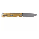 Coltello tascabile Boker Plus Atlas Slipjoint con manico in ottone Drop Point con finitura satinata