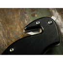 Coltello tascabile pieghevole BOKER Special Forces Tanto 440A in acciaio manico in alluminio nero