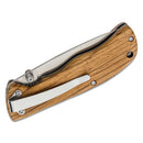 Coltello tascabile pieghevole Boker Brand Backpacker manico in legno in acciaio inossidabile non rivestito