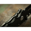 Coltello tascabile pieghevole BOKER Special Forces Tanto 440A in acciaio manico in alluminio nero