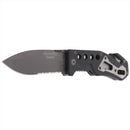 Coltello Tattico Tattico Black Fox BF-115 Lama AISI 440 Rompivetro Manico in G10