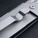 Coltello tascabile pieghevole Boker Plus BabyX Lama D2 Manico in acciaio inossidabile Grigio