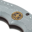 Coltello tascabile pieghevole Boker Brand Hero in acciaio inossidabile grigio 440A manico in alluminio