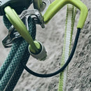 Edelrid Mega Jul Belay Device Auto Tube Frenata assistita Arrampicata Discesa in corda doppia