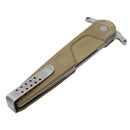 ExtremaRatio BD2 LUCKY DESERT pocket knife Bohler N690 steel plain edge blade - GoMilitar