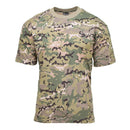 U.S. Army style short sleeve camo t-shirt, breathable, lightweight, durable, perfect for outdoor and active wear.
