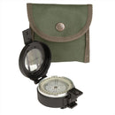 Mil-Tec Metal Lensatic Compass Assegna in alluminio Navigazione facciale lucida Black