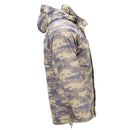 Parka militare turco originale da campo con fodera trapuntata Rip Stop M2018 Camo