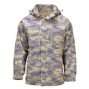 Parka militare turco originale da campo con fodera trapuntata Rip Stop M2018 Camo