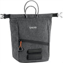 PETZL SAKAB Borsa per magnesite Resistente chiusura magnetica arrotolabile Tasche multiple Grigio