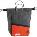 PETZL SAKAB Borsa per magnesite Resistente chiusura magnetica arrotolabile Tasche multiple Grigio