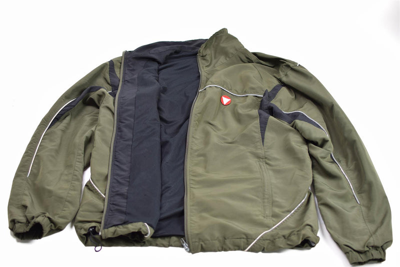 Autentico tuta per allenamento dell'esercito austriaco Sports Vintage Od Green