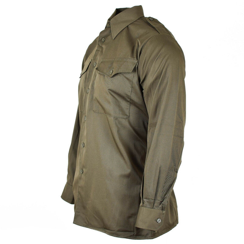 Guida camicia dell'esercito austriaco O.D Combattimento militare a maniche lunghe BDU Nuovo