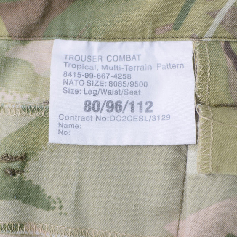 Combattimento militare dell'esercito britannico MTP Shorts Bermuda militare