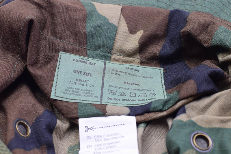 Mil-Tec Brand Military Style Woodland Lightweight Boonie Hat Cap Army Army