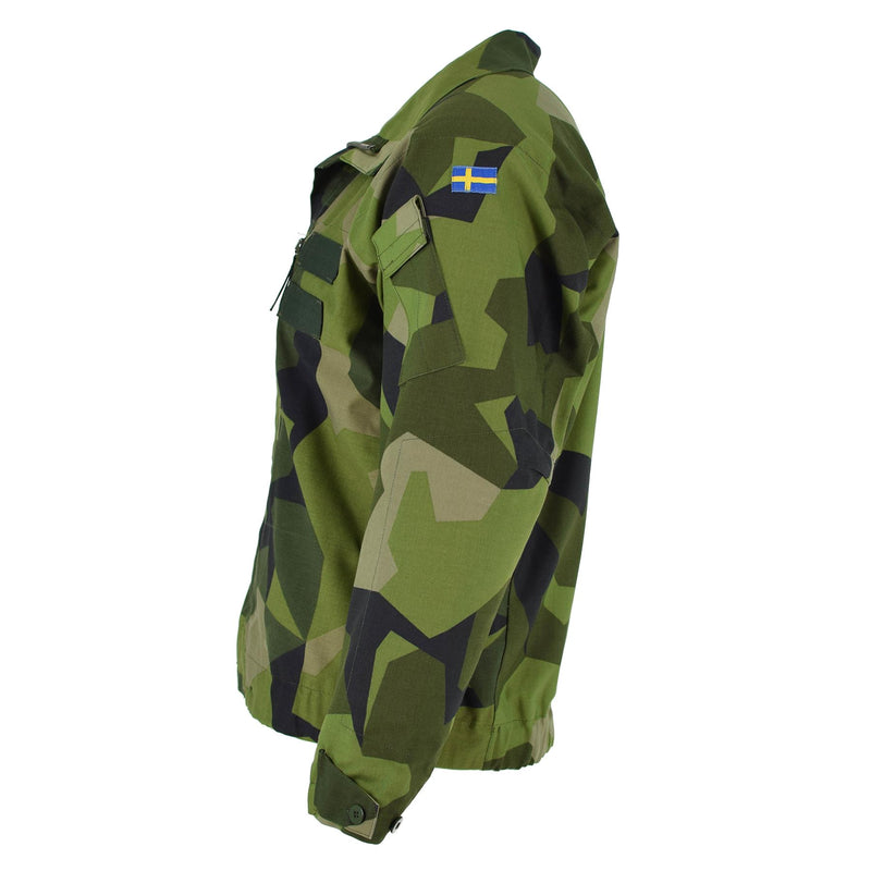 Originale Swedish Army M90 Giacca Splinter Splinter Campo da combattimento da combattimento Nuovo