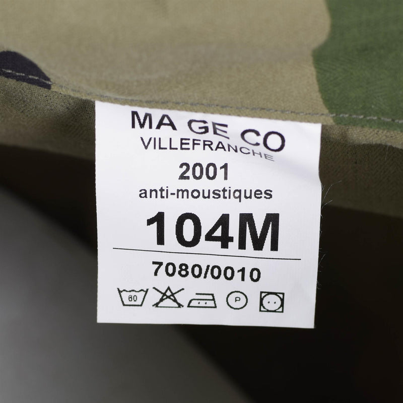 Autentico esercito francese f2 giacca da combattimento fatica ce camo emergenza in surplus nuovo