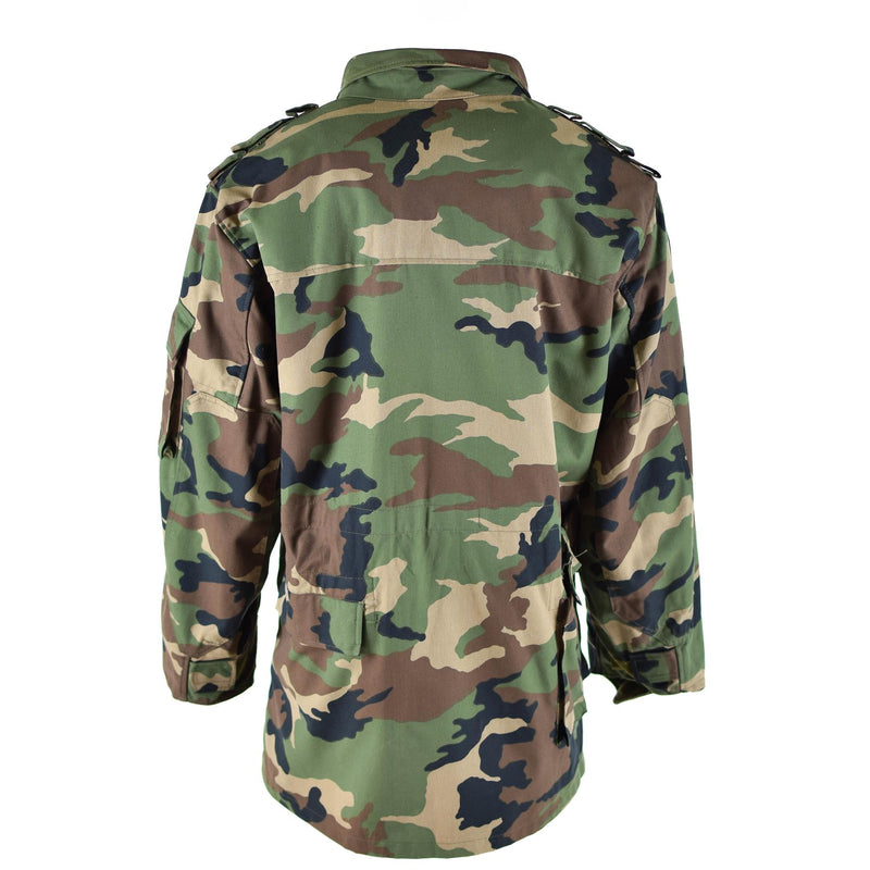 Giacca da campo dell'esercito slovacco vintage originale M97 COMPATTO MILITARIO COMPIO NUOVO