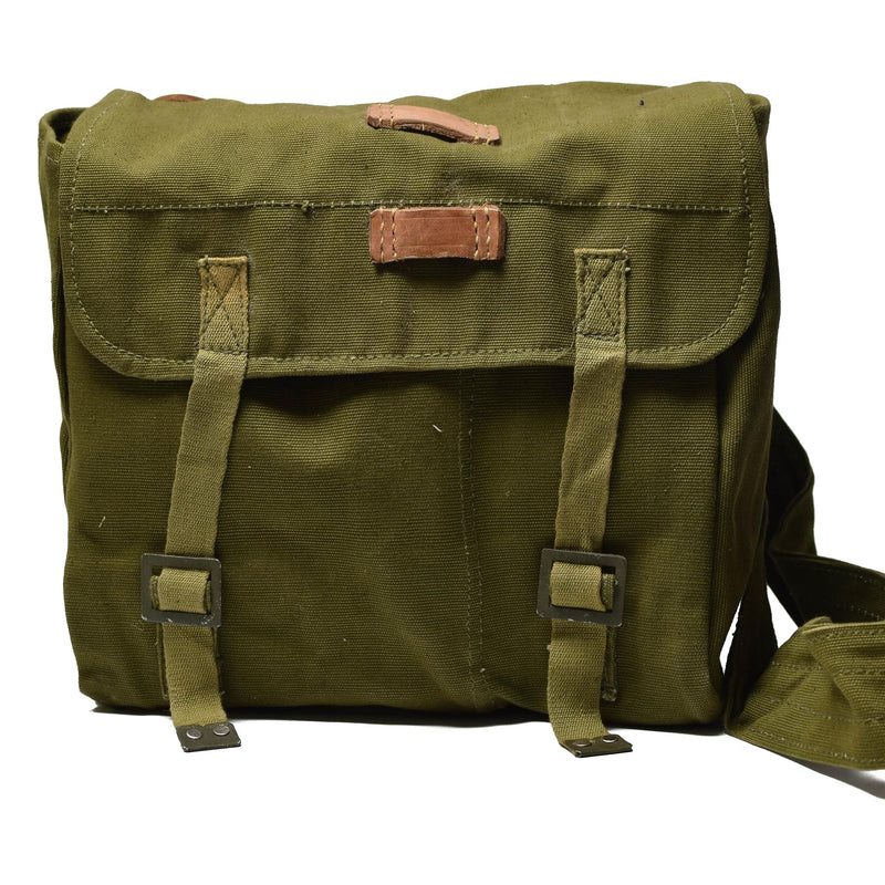 Esercito rumeno originale che trasporta la borsa militare in eccesso della spalla verde spalla
