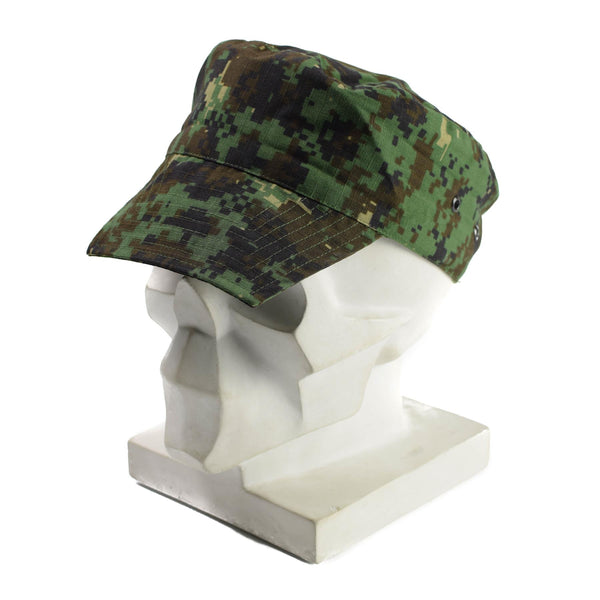 Guinea Guinea Bissau Army Cap RIPSTOP JUNGLE CAMOUFFAGE IMMIBILE MILITARIO NUOVO