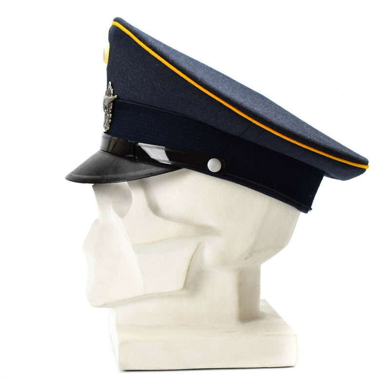 Genuino cappello della visiera dell'esercito tedesco. Forze aeree forze militari a punta di cappello luftware Nuovo