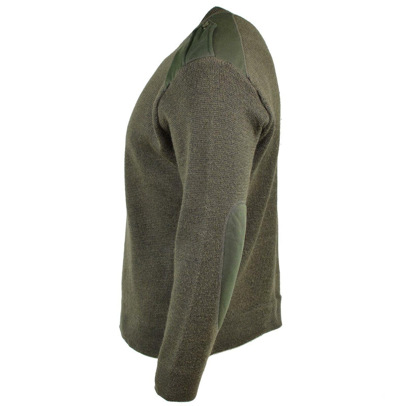 Genuino maglione dell'esercito francese Olive Commando Mili militari Pullover Nuovo Nuovo