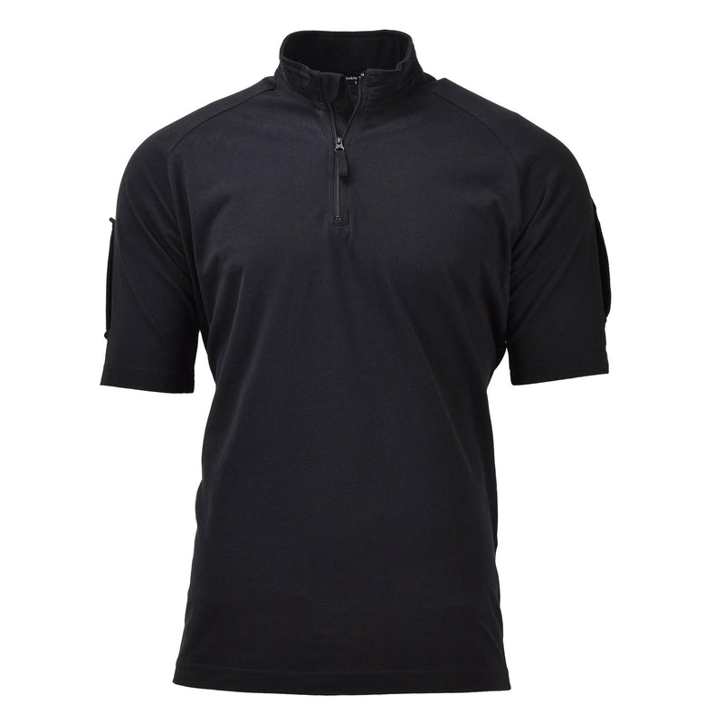 T-shirt tattiche originali dell'esercito britannico manica corta zippato nuovo zippato