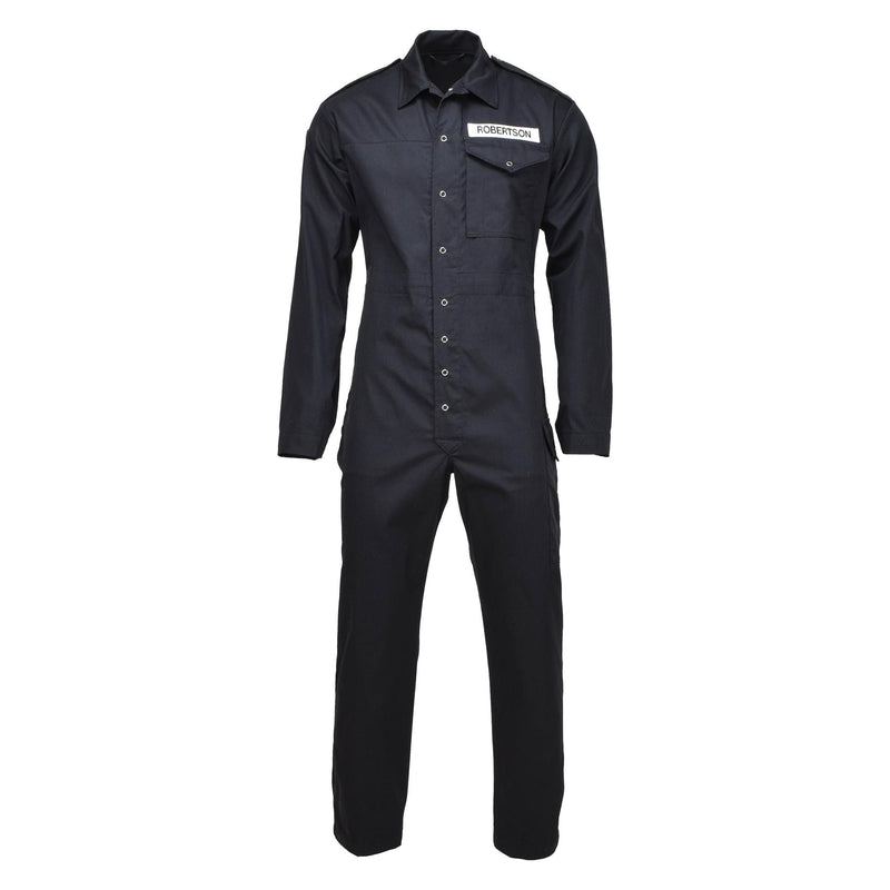 Originale British Military Mechanic Coverll Work Work abbigliamento uniforme da lavoro turista nera