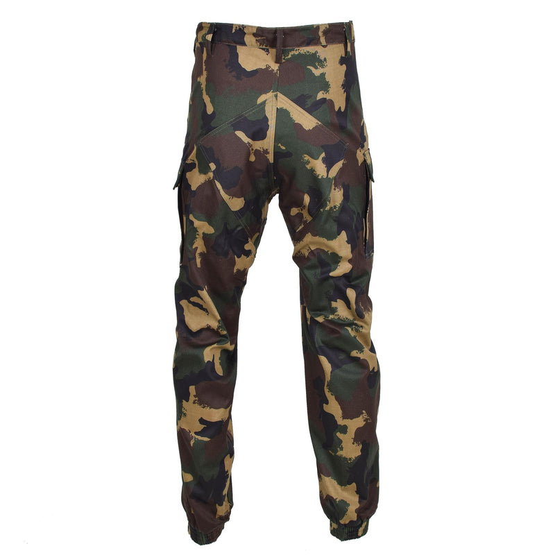 Guidi pantaloni da campo militare ungherese M1990 Woodland Camo ha rinforzato Nuovo