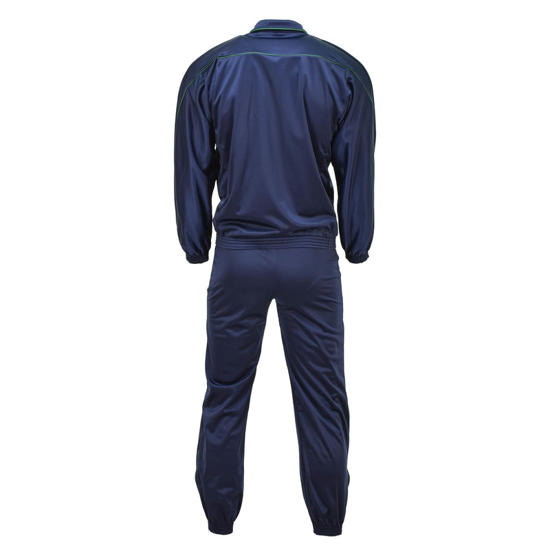 Giacca sportiva per tracce francese originale Sumpwear Active abbigliamento Top Blue Shirt Nuovo