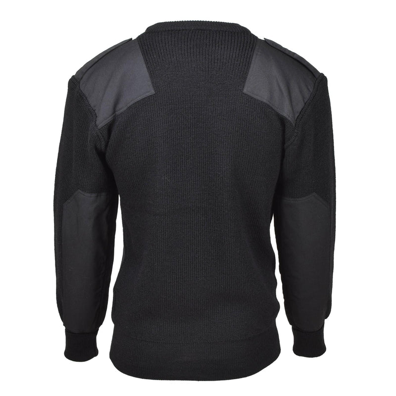 MFH Brand Sweater Commando Commando Jumper Rib Wool Rinforzato Pullover Rinforzato Nuovo