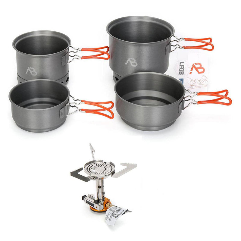 A.Blochl Star x1 Set da cucina da trekking da campeggio in padella per esterni per trekking cucina nuova