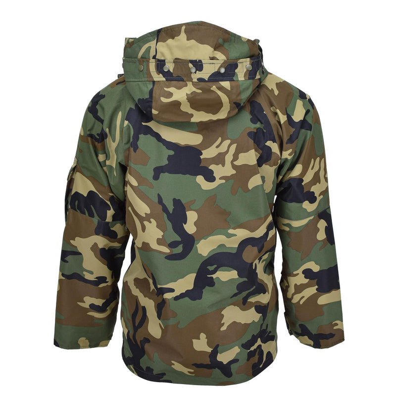 Giacca in stile militare MIL-TEC Weat Woodland 3 strato Goretex Nuovo