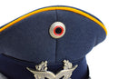 Genuino cappello della visiera dell'esercito tedesco. Forze aeree forze militari a punta di cappello luftware Nuovo
