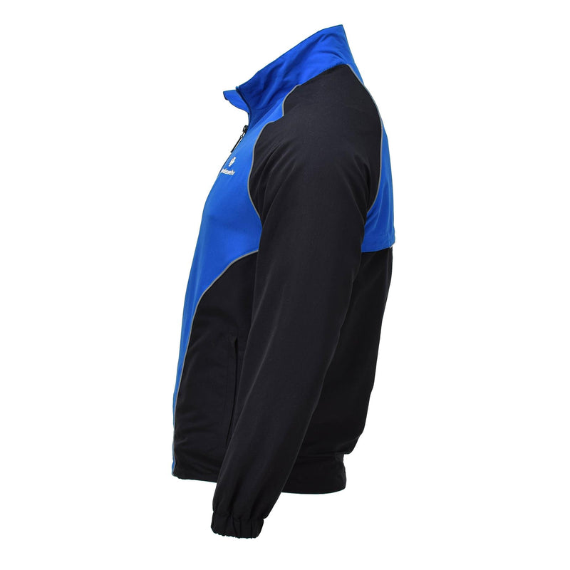 Autentico tuta militare tedesco Bundeswehr camicie da pista camicie sportive blu nero