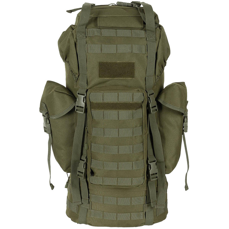 MFH Brand Army BW Combat Tactical MOLLE 65L BASSO DI ASSO DI ALLUMINO NUOVO