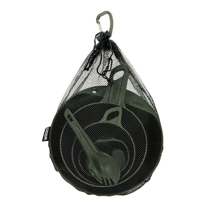 Schiere da tavolo da campeggio Wildo Explorer Kit set di utensili per esterni leggeri senza BPA