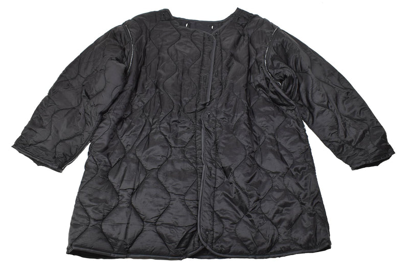 Mil-Tec Brand U.S. Style Military Parka M51 Shell Hooded Quilted Liner Black Nuovo