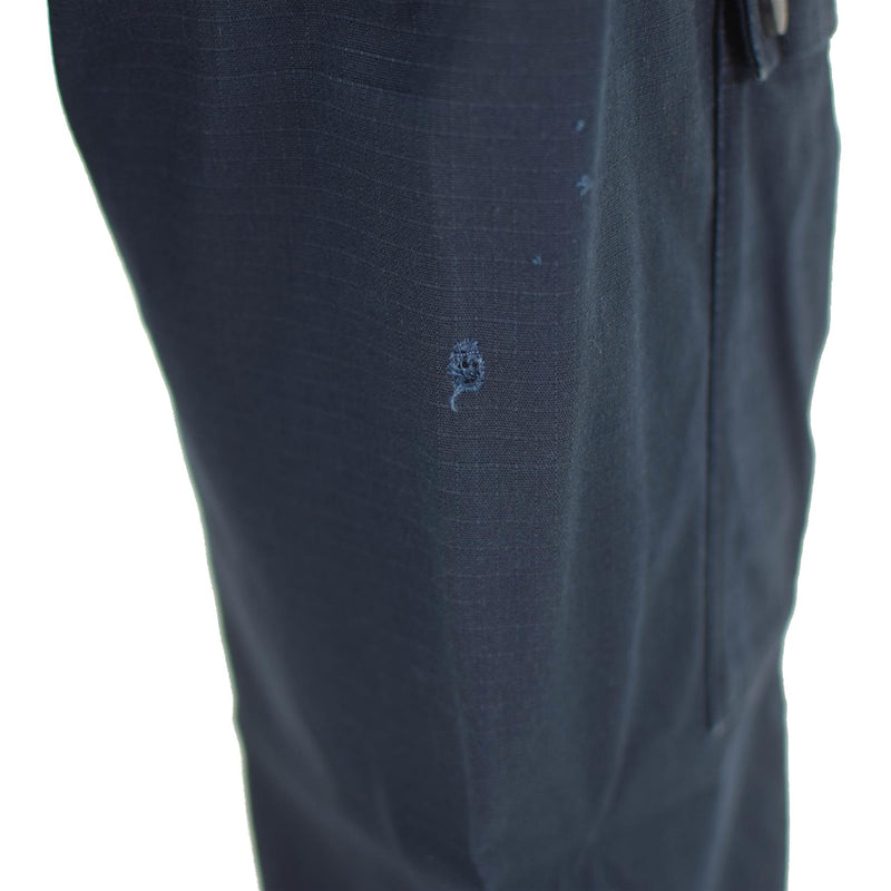 Pantaloni di polizia britannici originali blu Ripstop Dureble Dured Unifort Pantaloni surplus