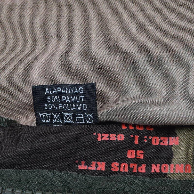 Giacca da campo militare ungherese originale M1990 camicie di boschi a quattro colori nuove