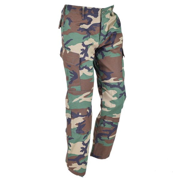 MIL-TEC Brand USA USA MILITALE WOODLAND CAMO RIPSTOP SOLDATI BDU BDU
