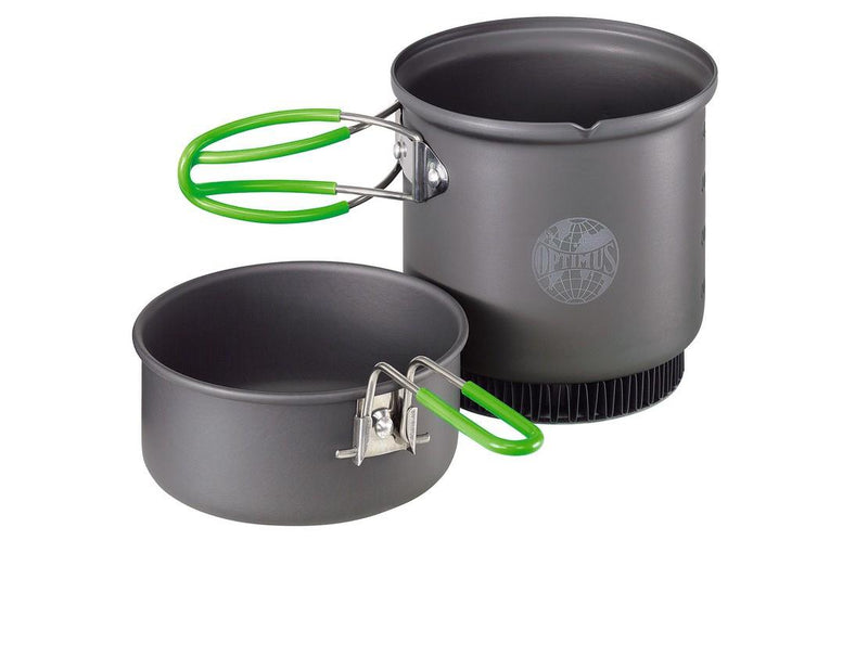Optimus Crux Weekender ha cuocere il set di cottura da campeggio per escursionistiche da campeggio