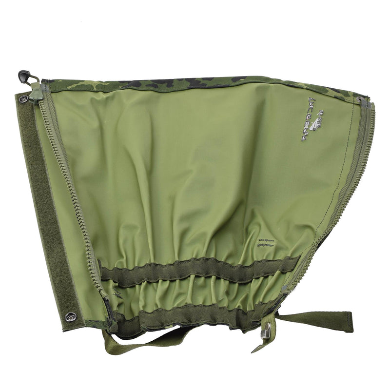 Ghette di gamba di marca tacgear danese m84 mimetico ganci metallici impermeabili nuovi