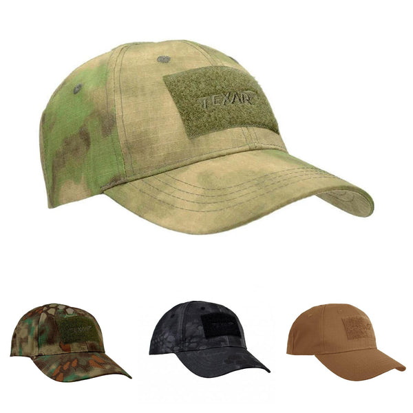 TEXAR TATTICAL BASBALL CAP BASEBALE RIPSTOP Field Combat Summer Testa