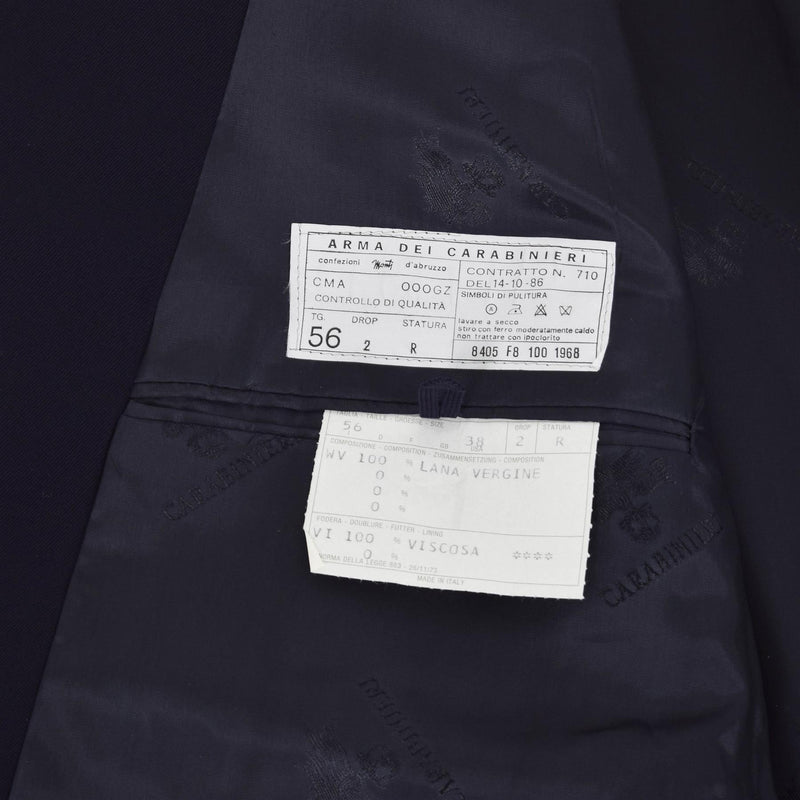 Guida ufficiale ufficiale della polizia militare italiana ufficiale ufficiale blu formale Nuova