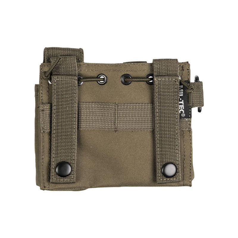 Mil-TEC Caschia ad amministrazione MOLLE Attaccamento Flashlight Pennebook Pocket Olive