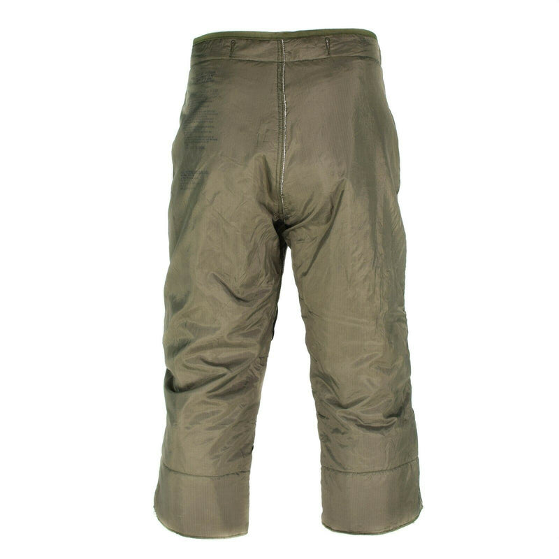 Rilievo originale di pantaloni trapunti dell'esercito americano M65 M 1951 Liscia termica 3/4 QUILT HARLTER