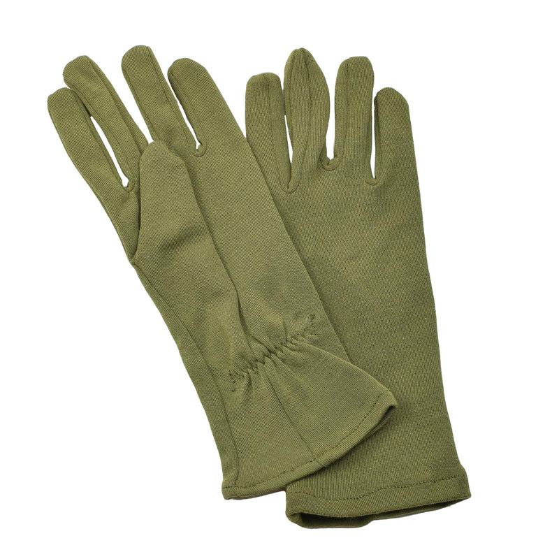 Guidi guanti dell'esercito britannico scaldini a mano olive guanti in fibra resistenti al fuoco Nuovi