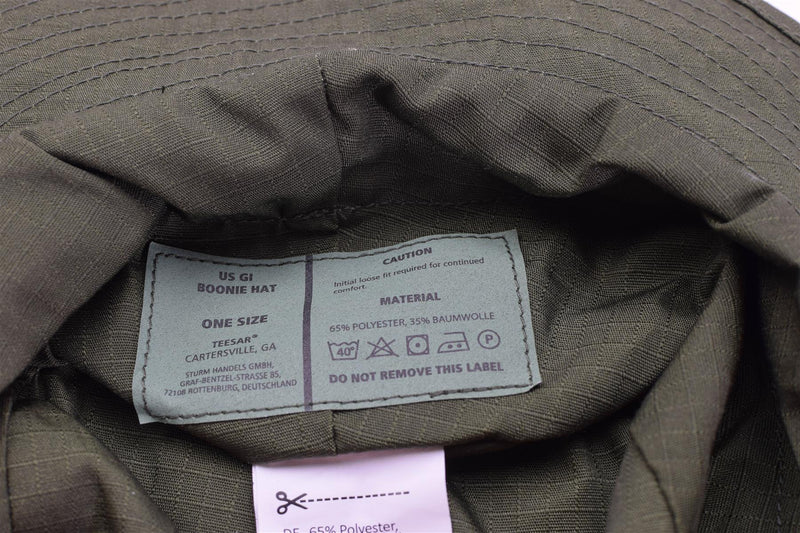 Mil-Tec Brand Military Style Ripstop Olive Boonie Cappello Lightweight Camping Cap