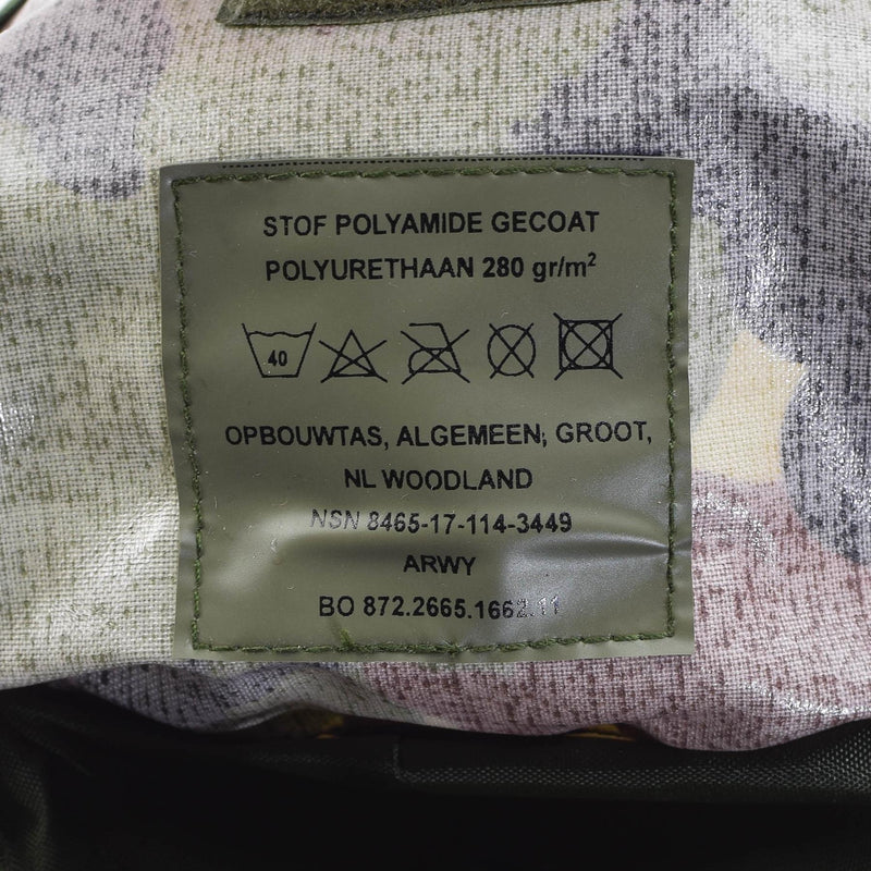 ORGINE MILITALE ORGANI ORGANI UNITALE MOLLE CASHATURA DPM CHIUSA CUSCHLE CAMO NUOVO
